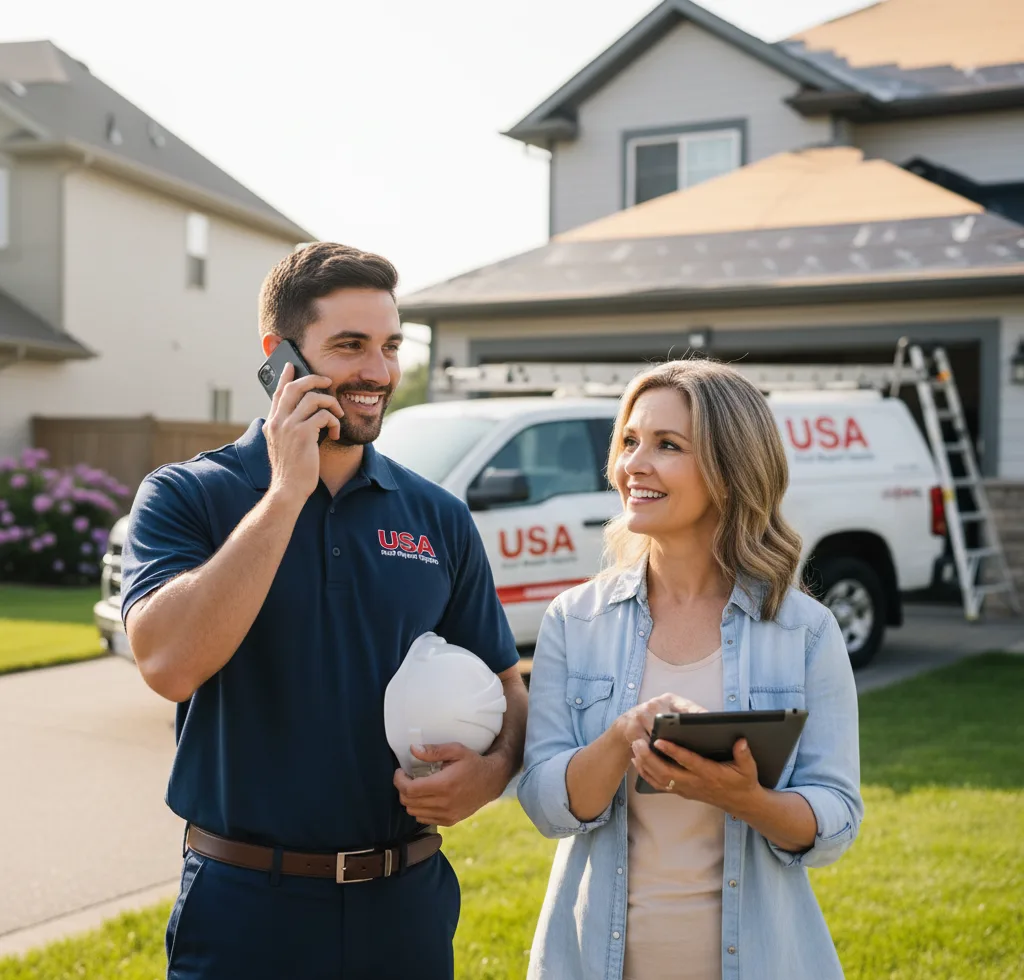 USA Roof Repair Experts customer support in Central Valley
